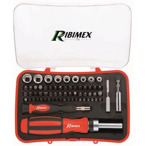 Ensemble de Tournevis à cliquet magnétique Ribimex PRTOUR65/M Ensemble de Tournevis à cliquet magnétique Ribimex PRTOUR65/M