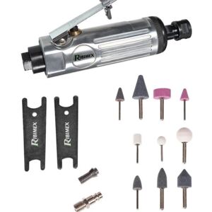 RIBIMEX Meuleuse droite pneumatique - Accessoires & Étui RIBIMEX Meuleuse droite pneumatique - Accessoires & Étui