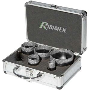 RIBIMEX Ensemble de 5 scies à tazza diamantées - Étui RIBIMEX Ensemble de 5 scies à tazza diamantées - Étui