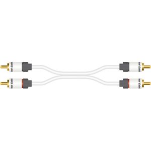 Real Cable 2x RCA-2x RCA, câble audio 5m Blanc - Câble Audio - Publicité Real Cable 2x RCA-2x RCA, câble audio 5m Blanc - Câble Audio - Publicité