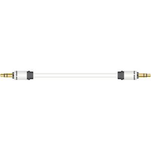 Câble Audio Real Cable 3,5mm M/3,5mm M 1,5m Blanc - Publicité Câble Audio Real Cable 3,5mm M/3,5mm M 1,5m Blanc - Publicité