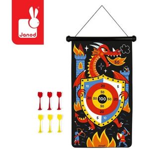 Janod Dragons magnetic dartboard - Family fun game for kids 4-8 Janod Dragons magnetic dartboard - Family fun game for kids 4-8