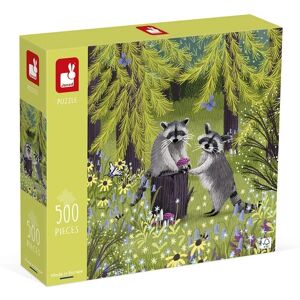 Puzzle Les Ratons Laveurs 500 Pièces - Janod - Publicité Puzzle Les Ratons Laveurs 500 Pièces - Janod - Publicité