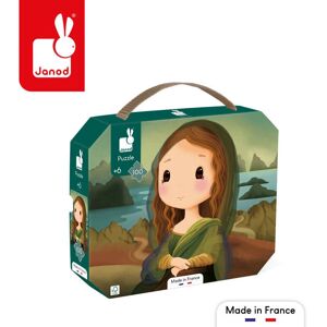 Janod Green Mona Lisa 100pc Puzzle - Art Janod Green Mona Lisa 100pc Puzzle - Art