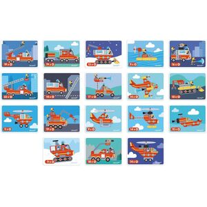 Janod J02583 Firefighter Learning Toy - Educational Game with Magnet Pieces Janod J02583 Firefighter Learning Toy - Educational Game with Magnet Pieces