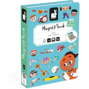 Janod J02596 Motor Skills Educational Toy - Sports Magnet Book Janod J02596 Motor Skills Educational Toy - Sports Magnet Book