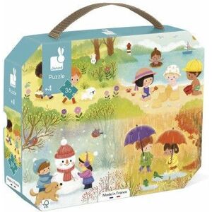 Janod Puzzle Seasons 36pcs - Puzzle Type Janod Puzzle Seasons 36pcs - Puzzle Type