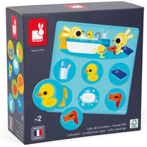 Janod House Bingo - Educational Game for Kids 2-4 - 4 Boards & 24 Tokens Janod House Bingo - Educational Game for Kids 2-4 - 4 Boards & 24 Tokens