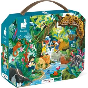 Janod Inca Adventure Puzzle - 100 pcs - Educational - Made in France - Green Janod Inca Adventure Puzzle - 100 pcs - Educational - Made in France - Green