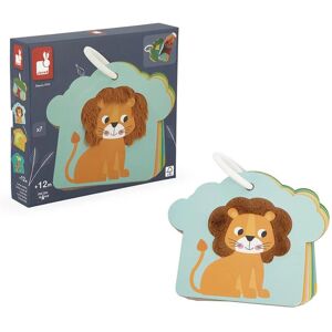 Janod Savanna Tactile Cards - 6 pcs, Sensory Toy for 12m+ Janod Savanna Tactile Cards - 6 pcs, Sensory Toy for 12m+