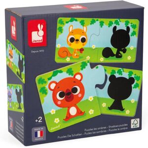 Janod Puzzle Animales y Sombras - Puzzle Janod Puzzle Animales y Sombras - Puzzle