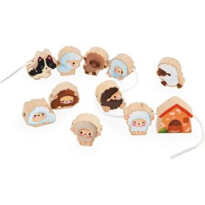 Janod Farma 2+ Wooden Sheep Lacing Toy Janod Farma 2+ Wooden Sheep Lacing Toy