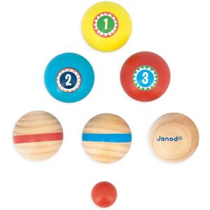 Janod - Wooden Petanque Set for Kids - Colorful & Portable - Petanque Game Janod - Wooden Petanque Set for Kids - Colorful & Portable - Petanque Game