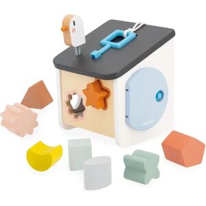 Janod Sweet Cocoon Bird House Shape Sorter - 8 Slot-In Pieces - Early-Learning Game Janod Sweet Cocoon Bird House Shape Sorter - 8 Slot-In Pieces - Early-Learning Game