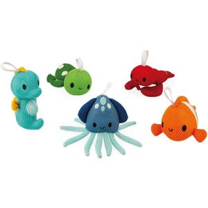 Éponges de bain Janod Animaux Marins - Ensemble de 5, Multicolore - Publicité Éponges de bain Janod Animaux Marins - Ensemble de 5, Multicolore - Publicité