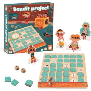 Janod Bandit Project Board Game - Educational Multicolor Janod Bandit Project Board Game - Educational Multicolor