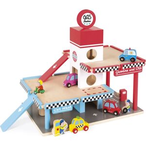 Juratoys J05718 Wooden Garage - 3 Levels with Accessories Juratoys J05718 Wooden Garage - 3 Levels with Accessories