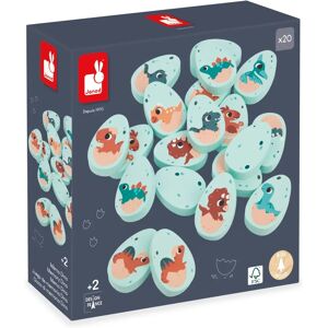 Janod Dinosaur Memory Game - Wooden Eggs - 2Y+ Janod Dinosaur Memory Game - Wooden Eggs - 2Y+