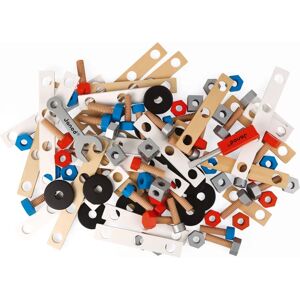 Janod Brico'Kids DIY hordó 50 db - Gyerekkéziszerszámkészlet Janod Brico'Kids DIY hordó 50 db - Gyerekkéziszerszámkészlet
