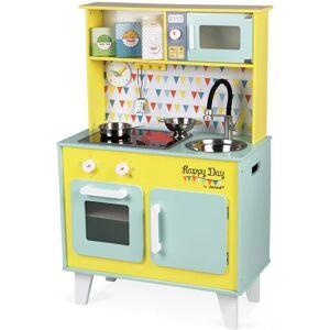 Janod Happy Day Big Cooker - Wooden Toy Kitchen Set Janod Happy Day Big Cooker - Wooden Toy Kitchen Set