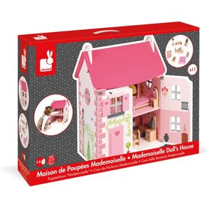 Juratoys J06581 Dollhouse - Wooden 3-Floor Playset Juratoys J06581 Dollhouse - Wooden 3-Floor Playset