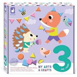Janod Geometric Stickers Craft Kit for Kids - Art & Craft Set Janod Geometric Stickers Craft Kit for Kids - Art & Craft Set