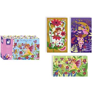 Janod Glitter Fairies Art & Craft Set - Creative Fun for Kids Janod Glitter Fairies Art & Craft Set - Creative Fun for Kids