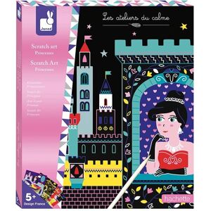 Janod Art de Gratter Princesses Multicolore - Set Créatif - Enfants 5+ ans - Publicité Janod Art de Gratter Princesses Multicolore - Set Créatif - Enfants 5+ ans - Publicité