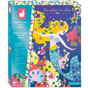 Janod Blue Sequin Mermaid Craft Kit - Art & Craft Set Janod Blue Sequin Mermaid Craft Kit - Art & Craft Set