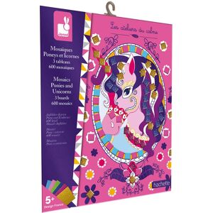 Janod Creative Foam Mosaic Kit - Ponies & Unicorns - Art & Craft Janod Creative Foam Mosaic Kit - Ponies & Unicorns - Art & Craft
