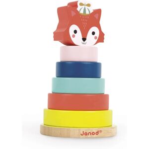 Janod J08014 Learning Toy - Fox Stackers - Educational Wooden Toy Janod J08014 Learning Toy - Fox Stackers - Educational Wooden Toy