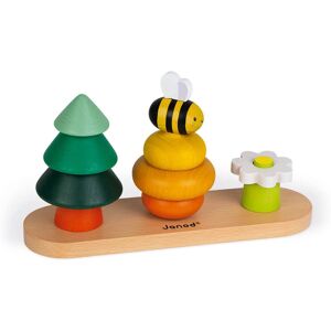 Janod J08635 Motor Skills Toy - Wooden Forest Stacker Janod J08635 Motor Skills Toy - Wooden Forest Stacker