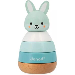 Janod Lapin Bleu - 4 Pièces Empilables - Jouet pour Jeunes Enfants - Motricité Fine - Publicité Janod Lapin Bleu - 4 Pièces Empilables - Jouet pour Jeunes Enfants - Motricité Fine - Publicité