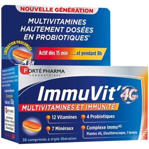 Forte Pharma ImmuVit 4G Multivitamines - Défenses Naturelles - Publicité Forte Pharma ImmuVit 4G Multivitamines - Défenses Naturelles - Publicité