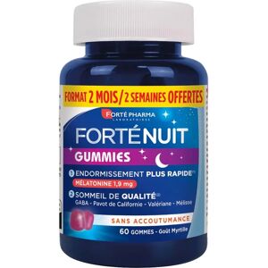 Forté Pharma Forté Nuit Gummies - 60 Gommes - Pot 60 gommes - Publicité Forté Pharma Forté Nuit Gummies - 60 Gommes - Pot 60 gommes - Publicité