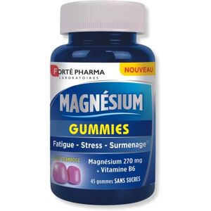 Forté Pharma Magnésium Gummies - Fatigue-Stress-Surmenage - 45 Gommes - Pot - Publicité Forté Pharma Magnésium Gummies - Fatigue-Stress-Surmenage - 45 Gommes - Pot - Publicité