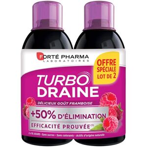 Forté Pharma Turbodraine Framboise - Complément alimentaire - Publicité Forté Pharma Turbodraine Framboise - Complément alimentaire - Publicité