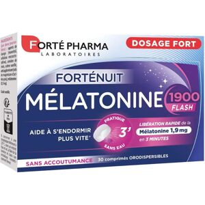 Forté Pharma Mélatonine 1900 Flash - Sommeil - Publicité Forté Pharma Mélatonine 1900 Flash - Sommeil - Publicité