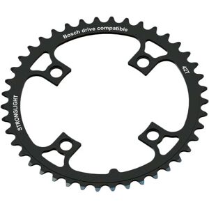 Stronglight 44t Bike Chainring for Bosch E-bike - Black Aluminum Stronglight 44t Bike Chainring for Bosch E-bike - Black Aluminum