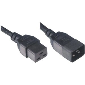 Cavo di alimentazione MCL MC911-3M - IEC 60320 C20 a C19 - 3m - Nero Cavo di alimentazione MCL MC911-3M - IEC 60320 C20 a C19 - 3m - Nero