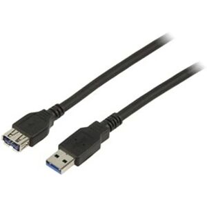 MCL USB 3.0 - 1.8m USB A to USB B Cable - Black MCL USB 3.0 - 1.8m USB A to USB B Cable - Black