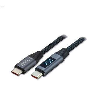 MCL MC1E99A03CDD52Z USB-kabel - 2m, USB C, Zwart & Grijs MCL MC1E99A03CDD52Z USB-kabel - 2m, USB C, Zwart & Grijs