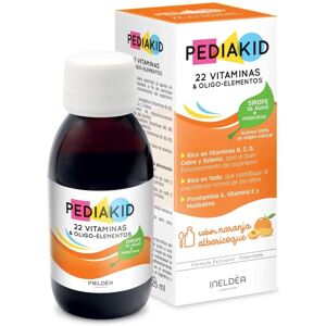Pediakid 22 Vitaminer og Sporstoffer - Naturlig Appelsin & Aprikos - Barnesupplement Pediakid 22 Vitaminer og Sporstoffer - Naturlig Appelsin & Aprikos - Barnesupplement