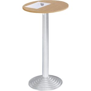Kaiserkraft Bistro-Tisch mit Aluminium-Finish - Rundtisch Kaiserkraft Bistro-Tisch mit Aluminium-Finish - Rundtisch