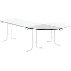 Kaiserkraft Mesa de extensión 700x700mm aluminio plegable Kaiserkraft Mesa de extensión 700x700mm aluminio plegable
