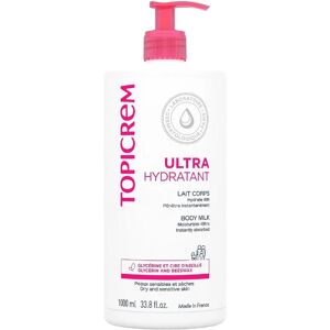 Topicrem Lait Corps Ultra-Hydratant (1000ml) - Publicité Topicrem Lait Corps Ultra-Hydratant (1000ml) - Publicité