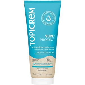 Gel après-soleil Topicrem Sun Protect - peau sensible - Publicité Gel après-soleil Topicrem Sun Protect - peau sensible - Publicité