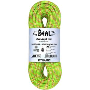 Corde d'Escalade Beal Rando 8MM 48M Jaune - Publicité Corde d'Escalade Beal Rando 8MM 48M Jaune - Publicité