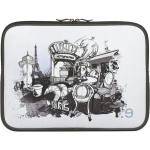 Be.ez MacBook Pro 13 LA Robe 'I LOV PARIS' Sleeve - Blue Be.ez MacBook Pro 13 LA Robe 'I LOV PARIS' Sleeve - Blue