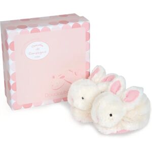 Doudou et Compagnie DC1308 Lapin Rose - Coffret Cadeau Bébé - Peluche Douce - Publicité Doudou et Compagnie DC1308 Lapin Rose - Coffret Cadeau Bébé - Peluche Douce - Publicité